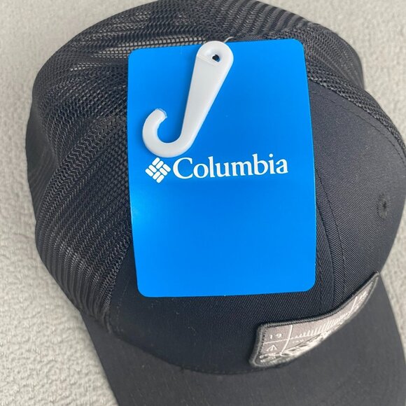 Columbia Sportswear Trucker SnapBack Hat Cap Black Mountains Adult,One Size - Picture 10 of 10